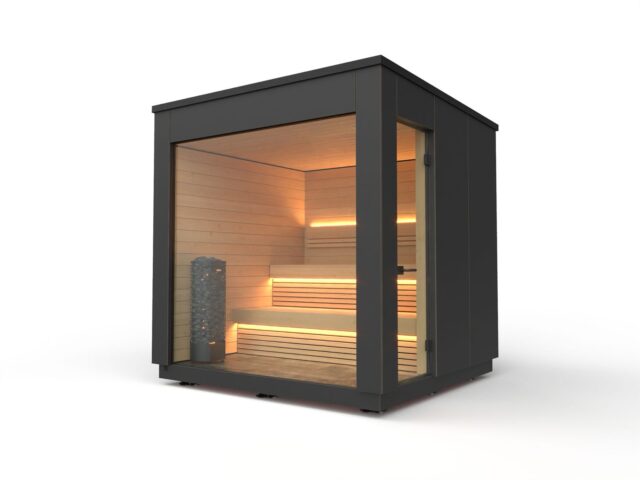 Die Gold Sauna Premium One als HPL Edition