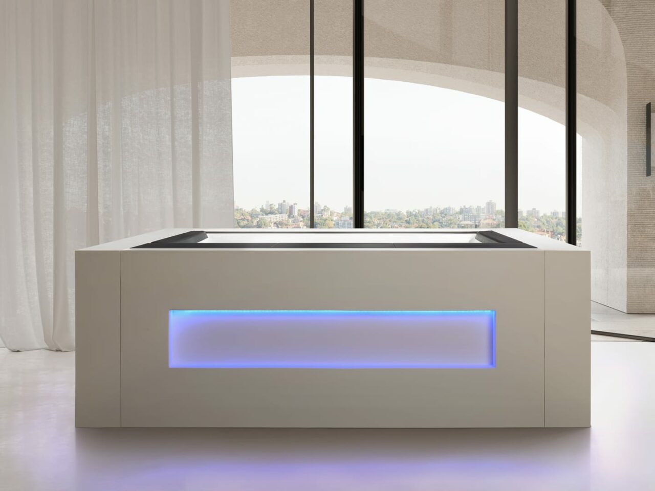 Seitenansicht mit RGB LEDs