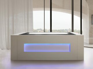 Seitenansicht mit RGB LEDs